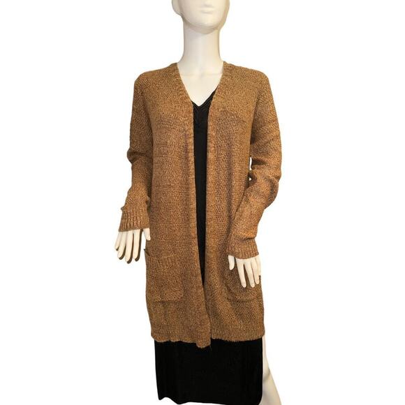 Stitch Fix Love Ellie Tan Cardigan Sweater Size Small New - Picture 1 of 5